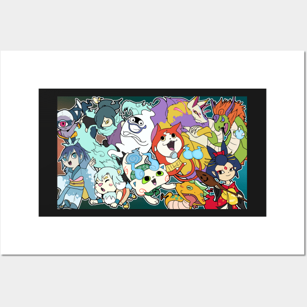 Yo Yo Yo-kai Watch Wall Art by ziodynes098